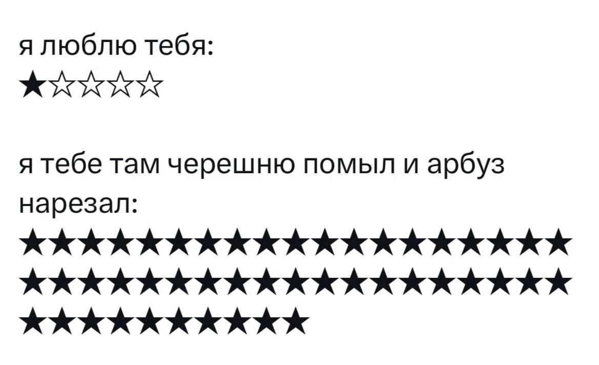 ялюблю тебя: я тебе там черешню помыл и арбуз нарезал: