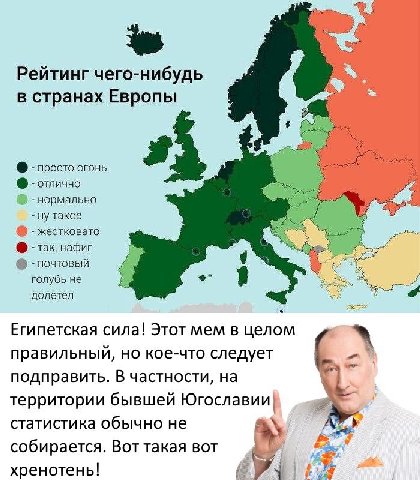 Рейтинг чего-нибудь в странах Европы просто огонь отлично нормально ну такое жестковато Tak, нафиг почтовый rony6b He долетел Египетская сила! Этот мем в целом правильный, но кое-что следует подправит