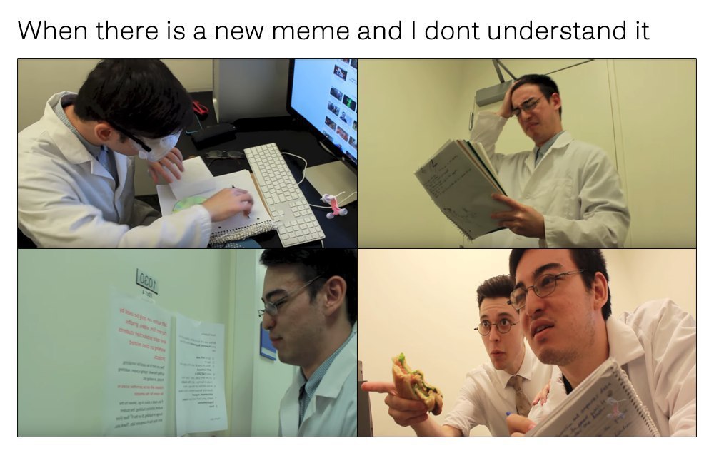 When there is anew meme and dont understand it ley