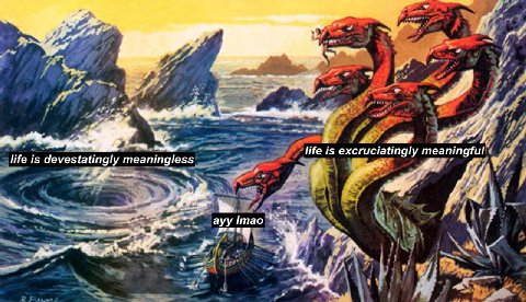 foo” life is excruciatingly life is devestatingly meaningless ауу ‘imao А
