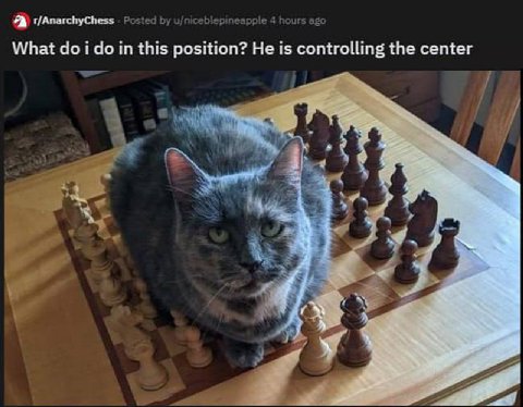 Я What i in this position? Не is controlling the center «У