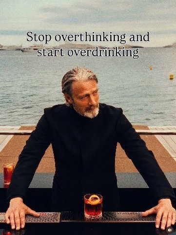 Stop overthinking and