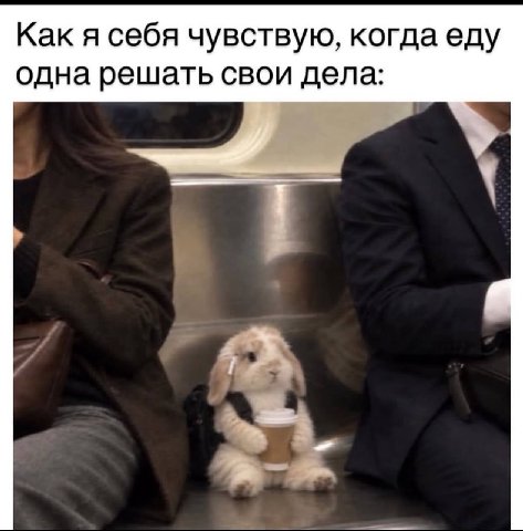 Как я себя чувствую, когда еду одна решать свои дела: