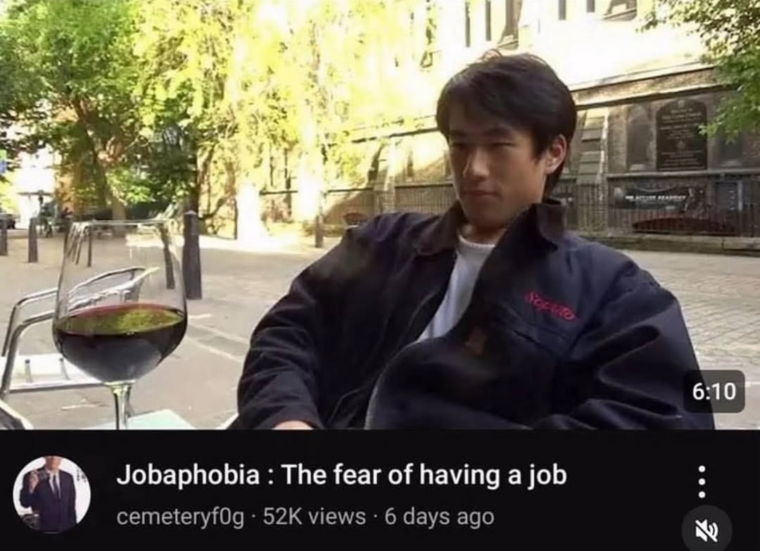 i 4 6:10 Jobaphobia The fear of having a job views 6 days ago