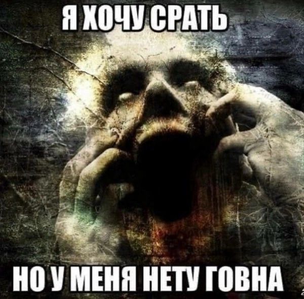 Я ХОЧУ, СРАТЬ- 25 3 НОУ МЕНЯ НЕТУ ГОВНА