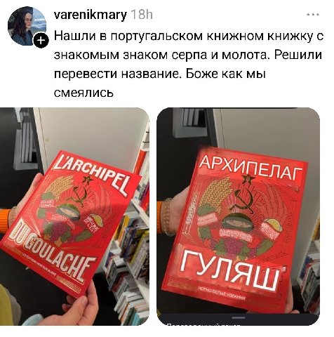 varenikmary 4, Нашли в португальском книжном книжку с знакомым знаком серпа и молота. Решили перевести название. Боже как мы смеялись АРХИПЕЛАГ У %6, Uap, ГУЛ ALL