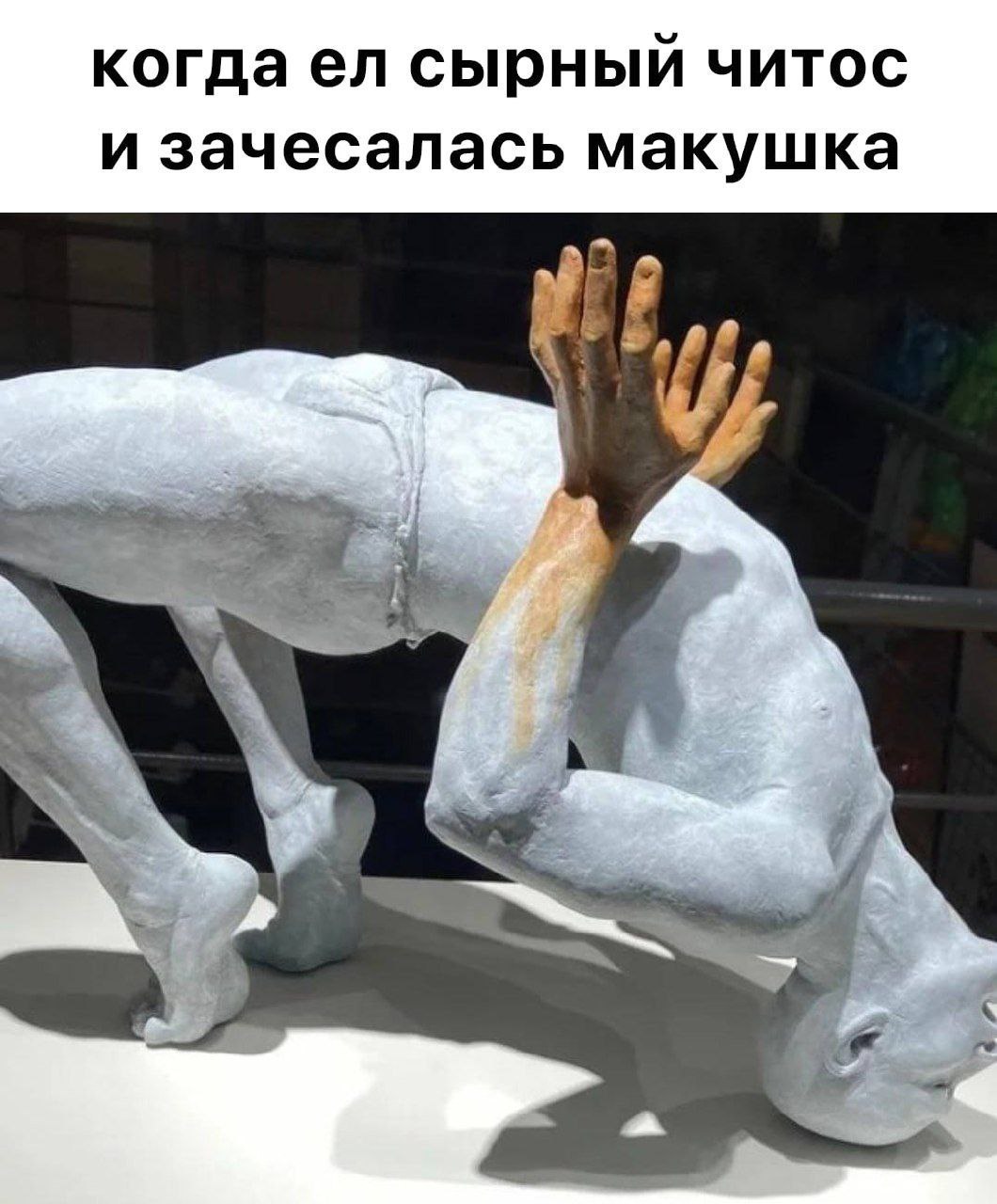 когда сырный читос и зачесалась макушка