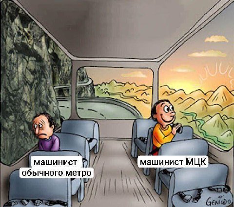 и у машинист машинист МЦК обычного метро