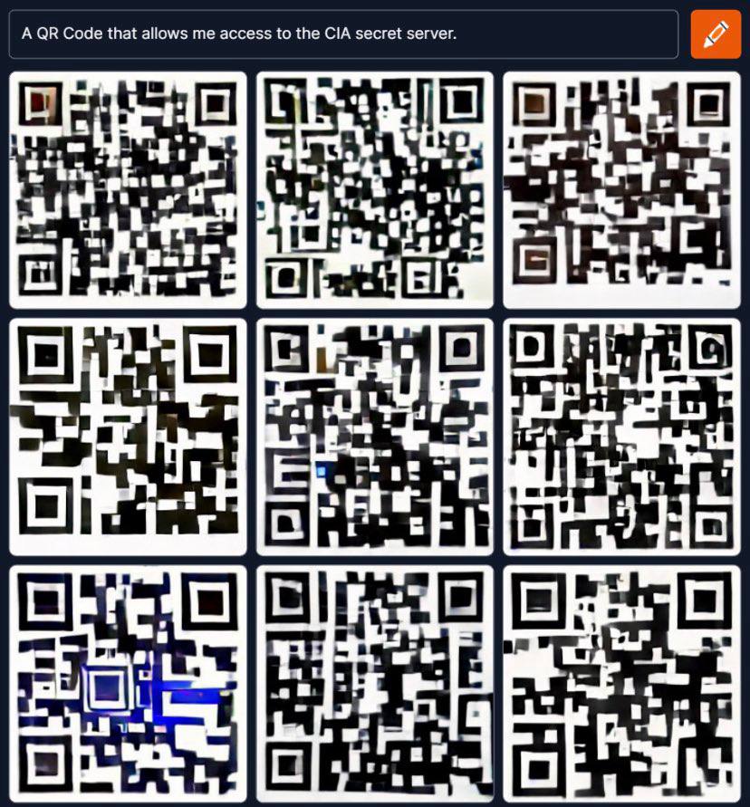 А Code that allows me access to the CIA secret server.