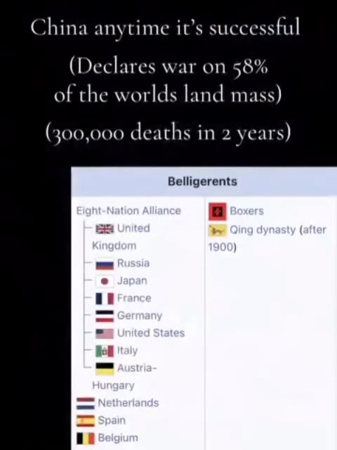 China anytime it’s successful