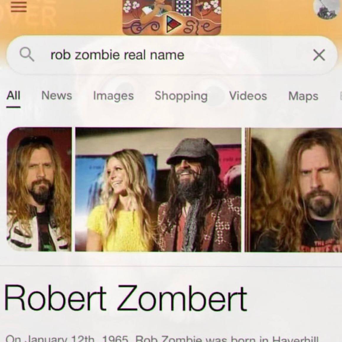 a rob zombie real name News Videos Images Shopping Maps i Robert Zombert Oyn Rah wiac in