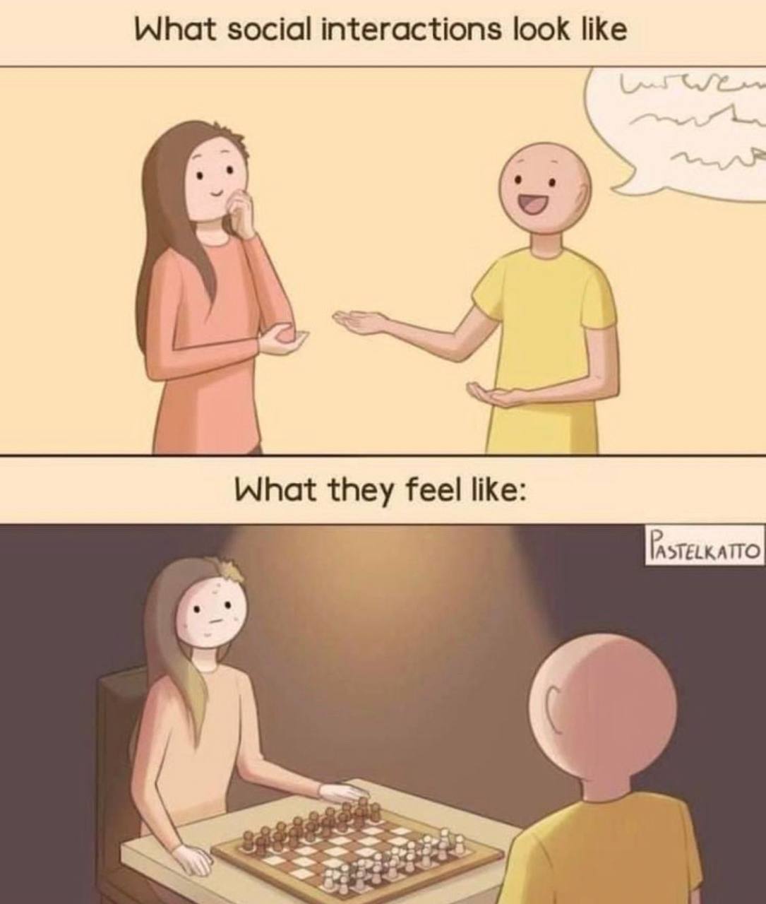 What social interactions look like 1 What they feel like: 3 ONS