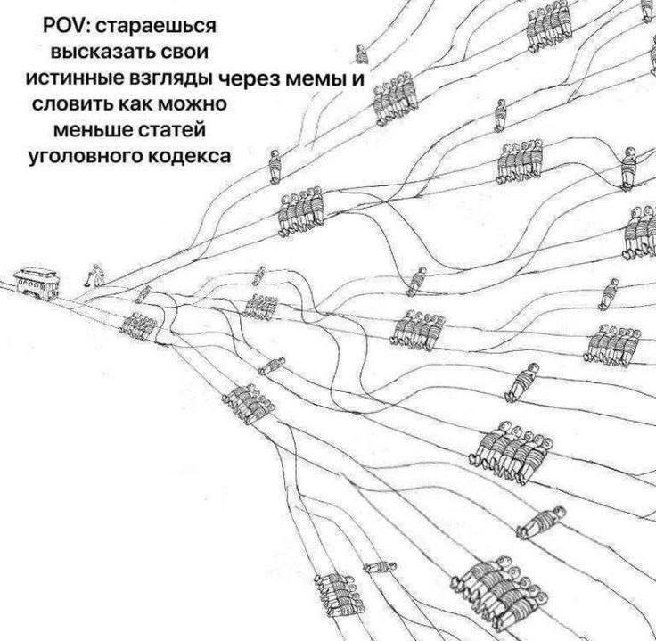 POV: стараешься i 4 высказать свои A истинные взгляды через мемыи словить как можно меньше статей уголовного кодекса kok,