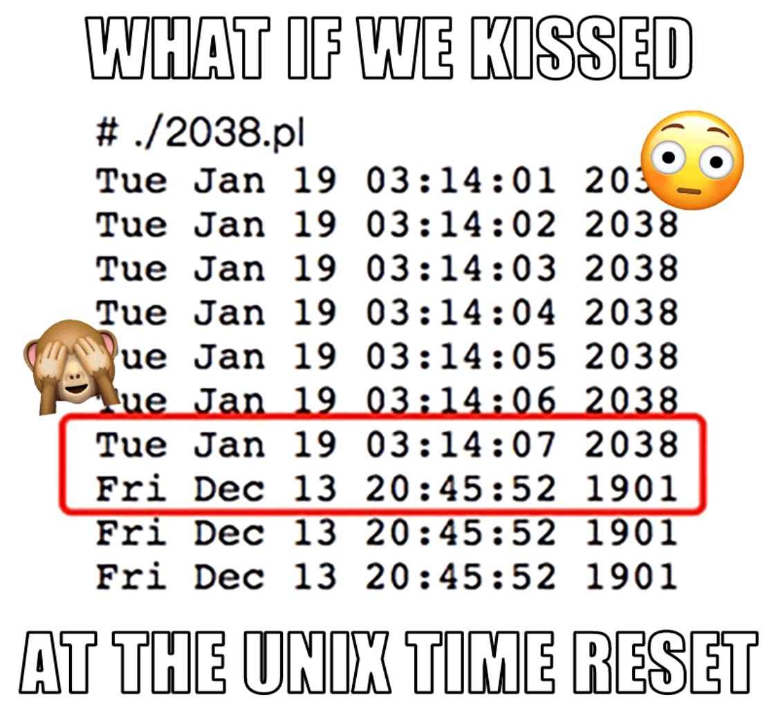 Tue Jan 19 03:14:03 2038 Tue Jan 19 03:14:04 2038 Jan 19 03:14:05 2038 9 03:14:06 2038 Fri Dec 13 20:45:52 1901 Fri Dec 13 20:45:52 1901 Fri Dec 13 20:45:52 1901