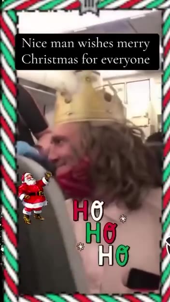 Nice man wishes merry | ~ Christmas for everyone