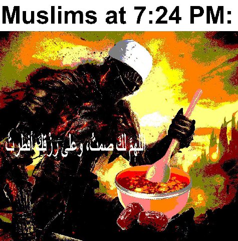 Muslims at 7:24 4 2