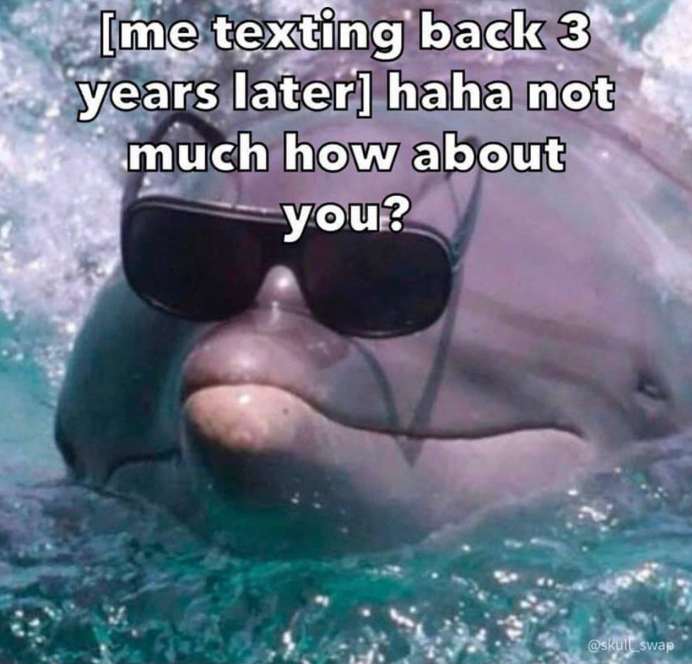 texting back 3” 4 years later] haha not how about