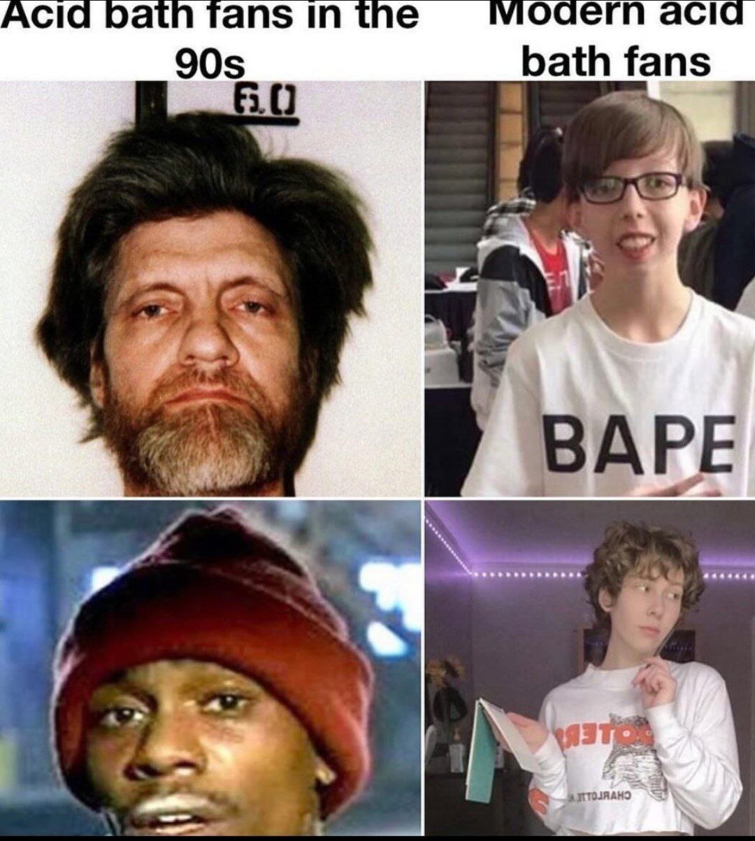 ans acid bath BAPE