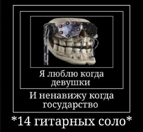 Я люблю когда девушки И ненавижу когда государство *14 гитарных соло*