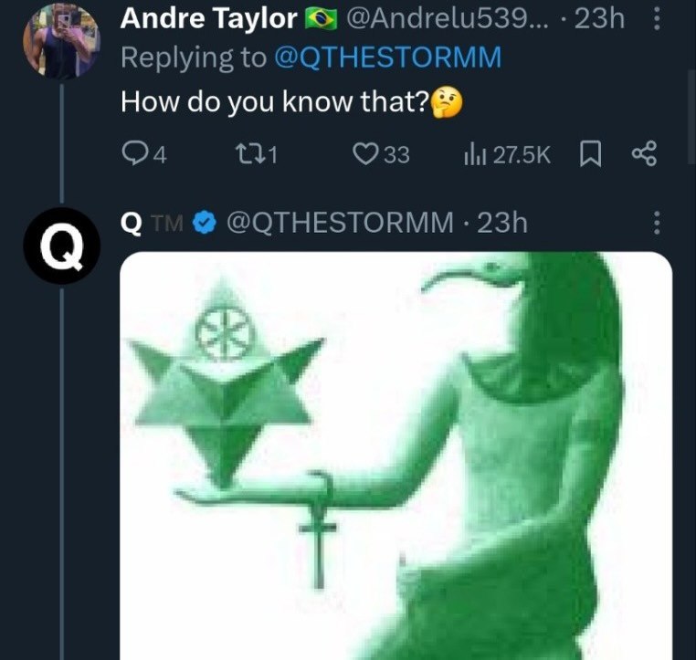 Andre Taylor Replying to How you know that?@ @QTHESTORMM