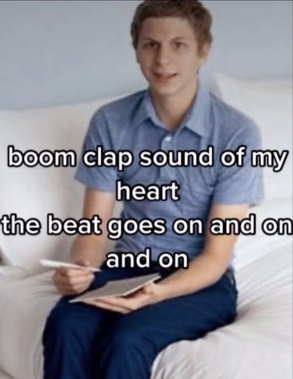 Боот clap sound of my, heart the}beat goes and on