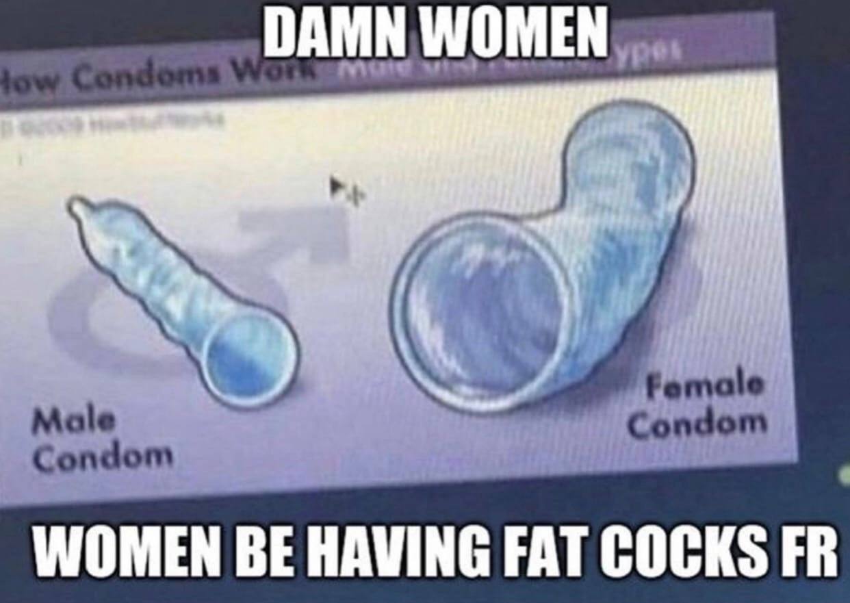 Female Male WOMEN BE HAVING FAT COCKS