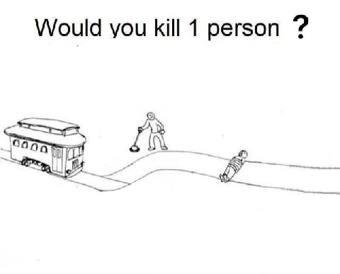 Would you kill 1 person