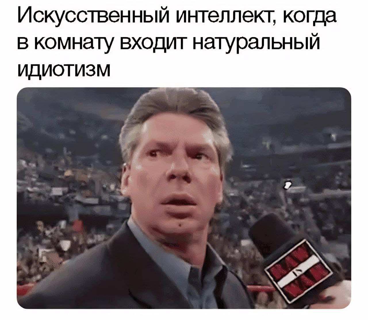 Искусственный интеллект, когда в комнату входит натуральный ИДИОТИЗМ