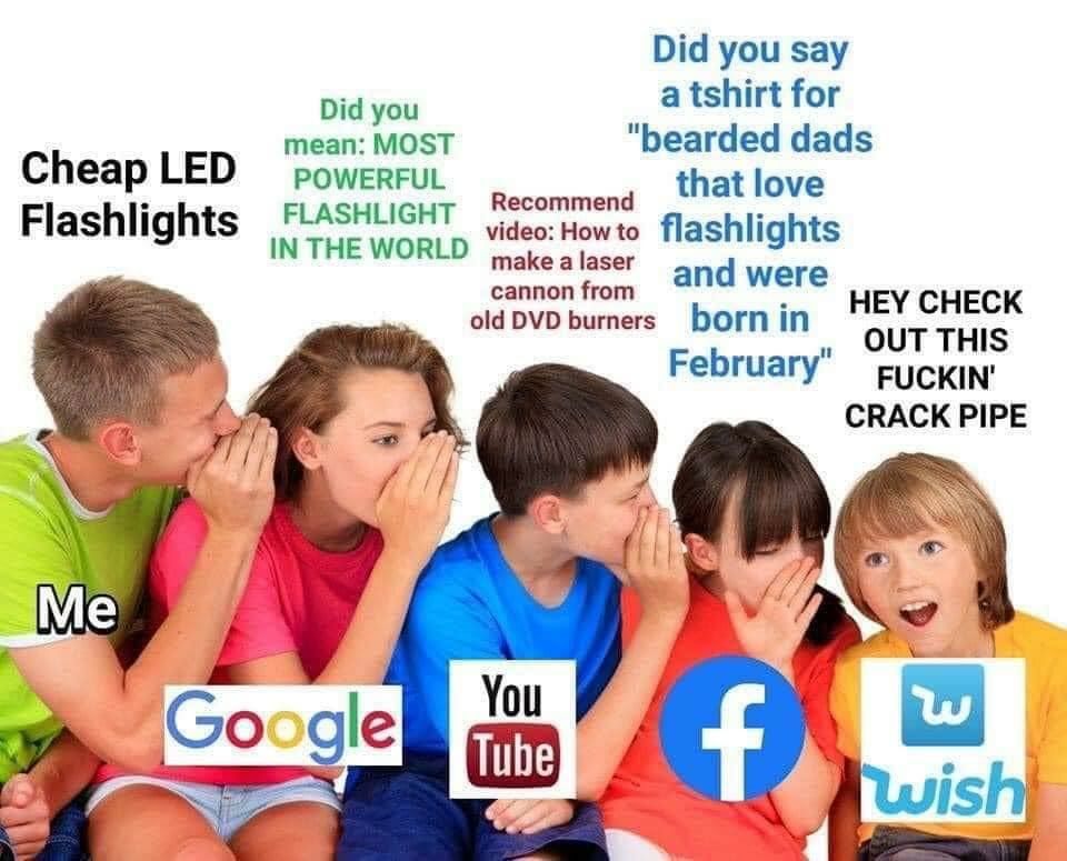 "personalized" ads be like: