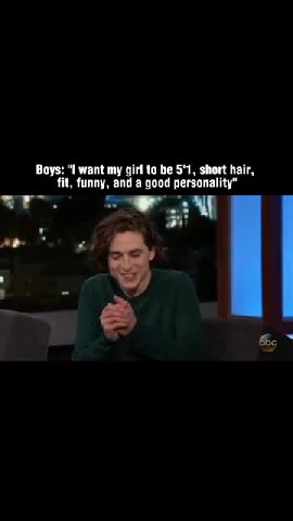 fit, funny, and a good personality"