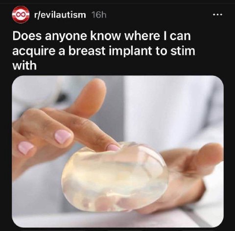 Does anyone know where can acquire a breast implant to stim with