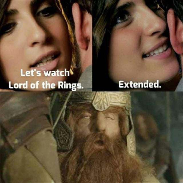 Lord of the Rings. Extended.