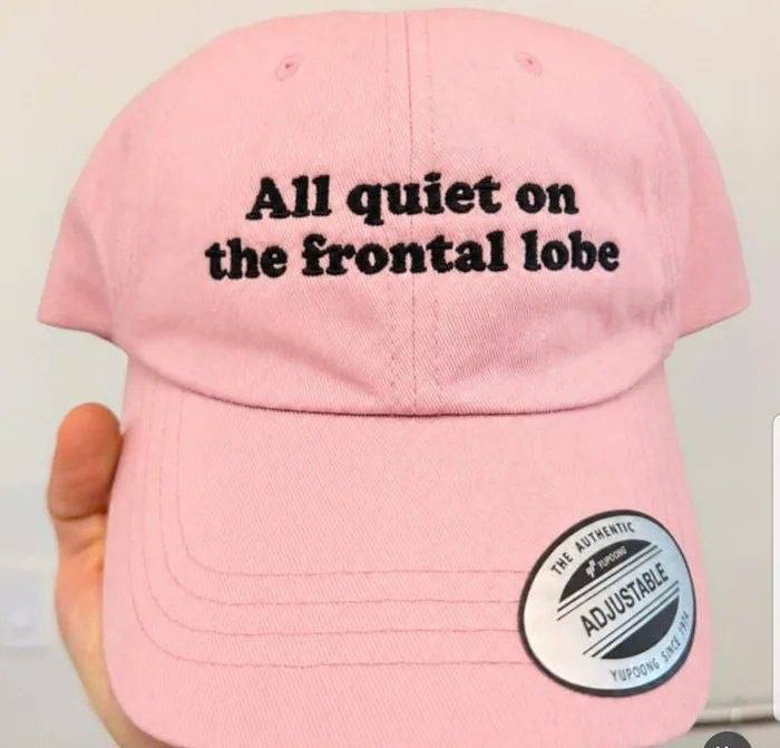 All quiet on the frontal lobe