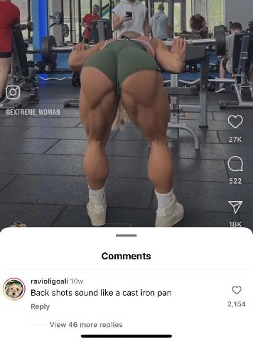 4 522 18К Comments ravioligoali Back shots sound like a cast iron pan Reply 2,154 View 46 more replies