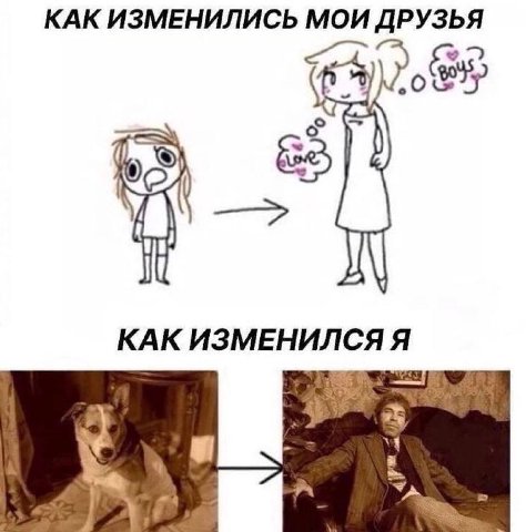 КАК ИЗМЕНИЛИСЬ МОИ ДРУЗЬЯ КАК ИЗМЕНИЛСЯ Я