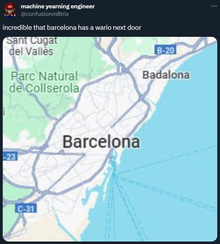 machine yearning engineer incredible that barcelona has а wario next door Сида 3 lies Badalona Barcelona