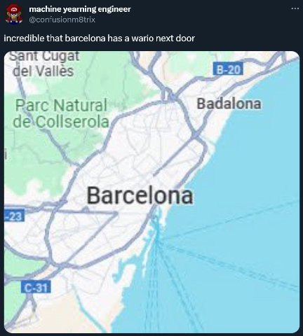 machine yearning engineer incredible that barcelona has а wario next door Сида 3 lies Badalona Barcelona