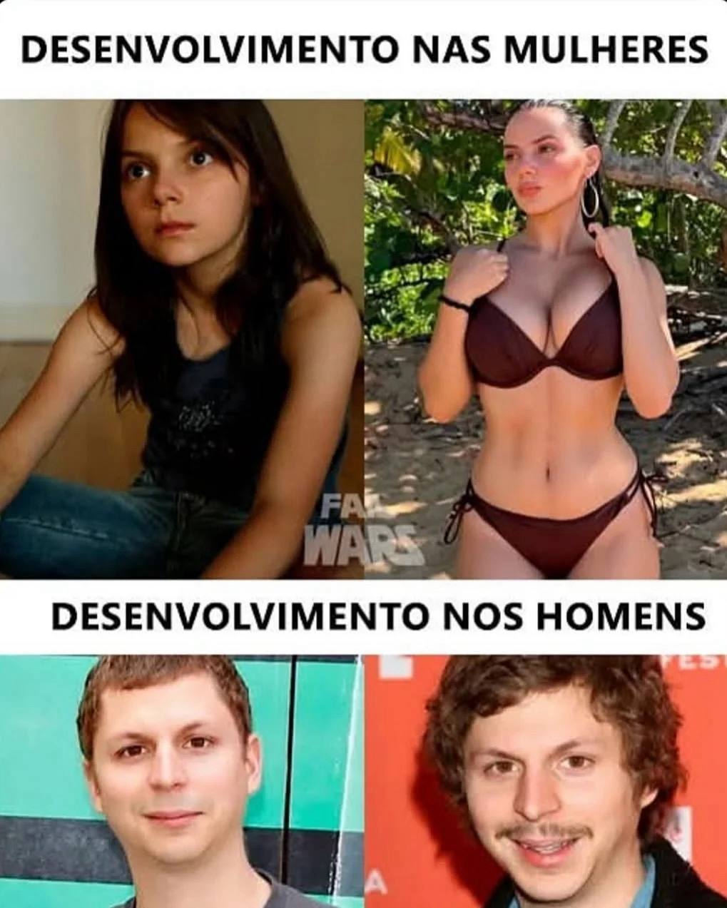 DESENVOLVIMENTO NAS MULHERES DESENVOLVIMENTO NOS HOMENS