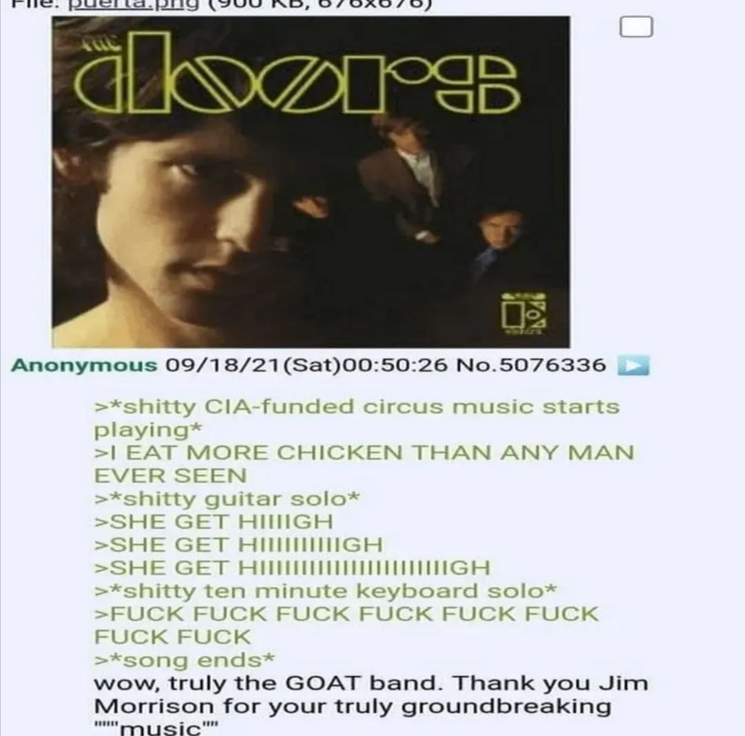4 a> Anonymous No.5076336 *shitty СТА-Гипаеа rcus music starts playing* EAT MORE CHICKEN THAN ANY МАМ EVER SEEN guitar solo* GET SHE GET *shitty ten minute keyboard solo* FUCK FUCK FUCK FUCK FUCK FUCK