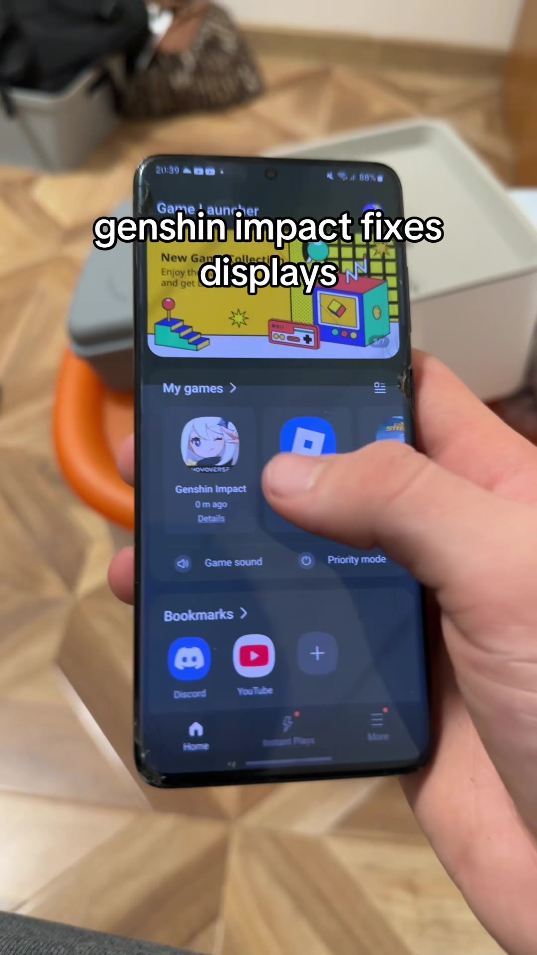 genshin impact fixes <) © Game sound © Priority mode genstin impactfixes Ln Me TENE AWAIT TANNA ASSN AN AR
