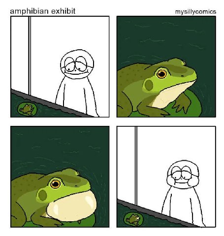 amphibian exhibit mysillycomics