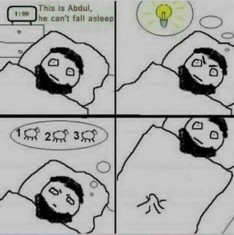 This is Abdul, he can't fall asleeo о as