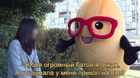 Я огромный батон в очках. А ты думала у меня прикол на