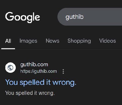 Google guthib All Images News Shopping Videos guthib.com https://guthib.com You spelled it wrong. You spelled it wrong.