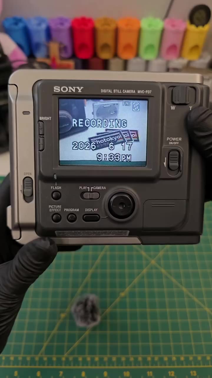 SONY DIGITAL STILL CAMERA MvC-FO7 | м | EFFECT PROGRAM DISPLAY