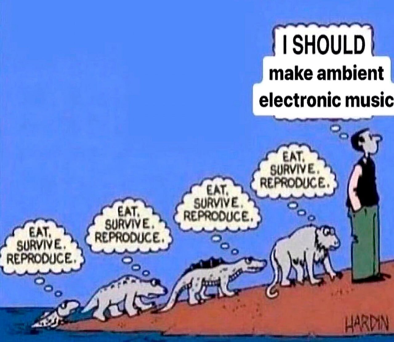 SHOULD make ambient electronic musi REPRODUCE.