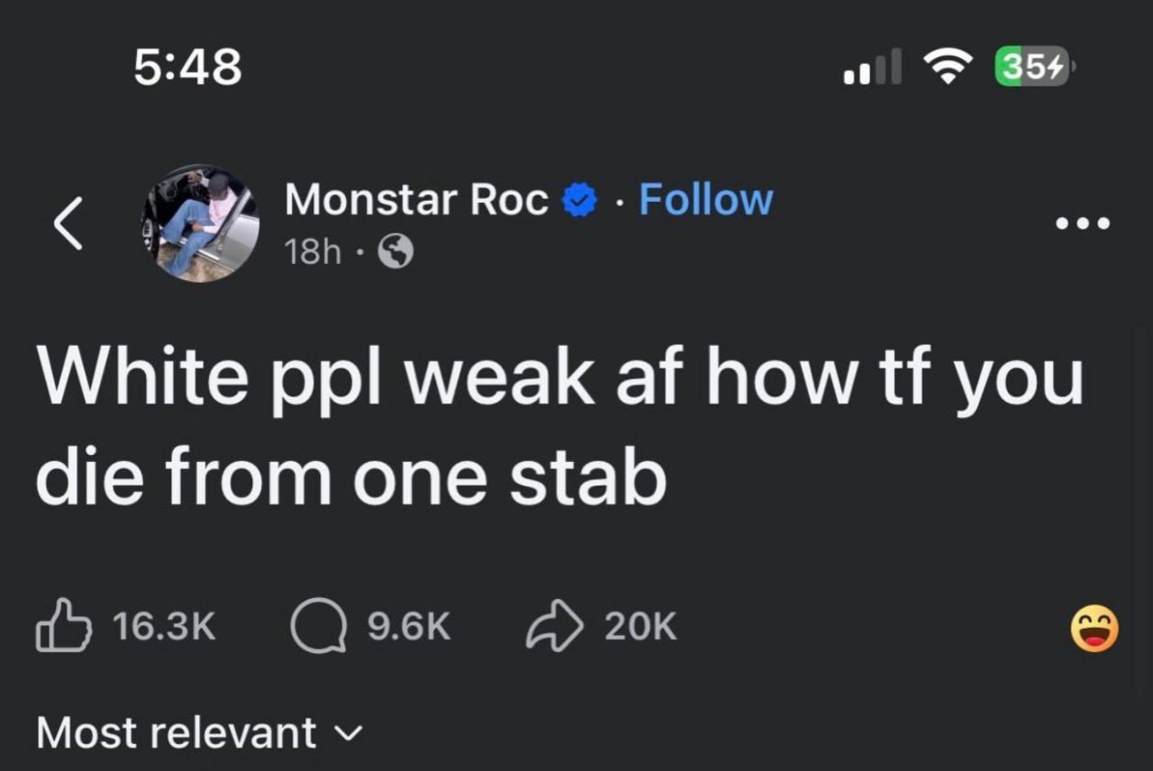 5:48 35$ Monstar Вос White ppl weak how you die from one stab Most relevant