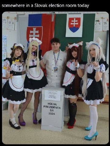 somewhere in а Slovak election room today