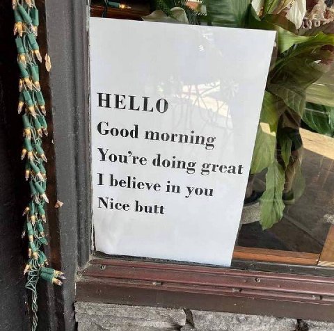 a HELLO Good Ornine doing great I believe you Nice butt i