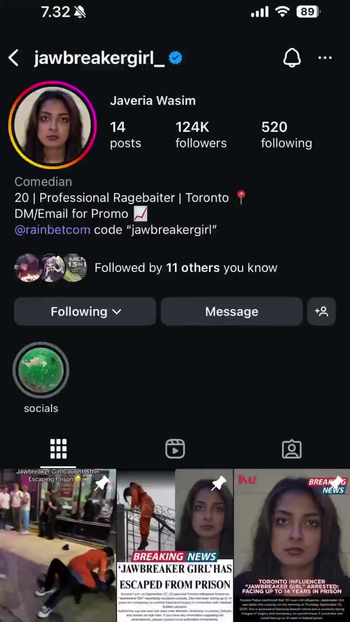 SEEING WHAT MY HATERS ($ Reply to jawbreakergirl_... hate getting intojthefshower wor пуопе else like ts@( ib reakergirl ai Javeria Wasim r posts followers following 20 | Professional Ragebaiter | Tor